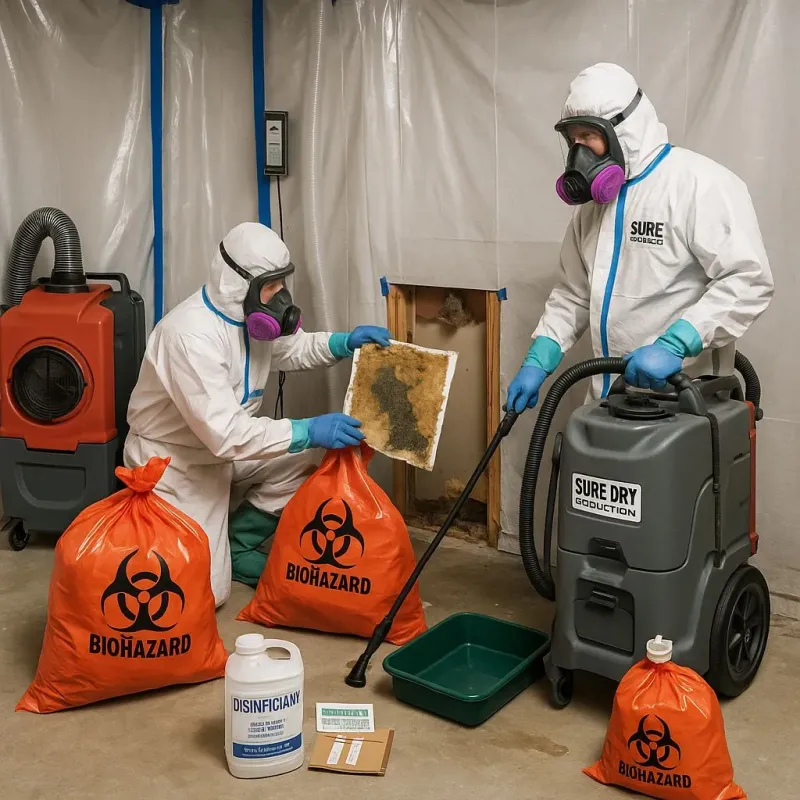 Contaminated Water Handling Protocols process in Alexander County, NC