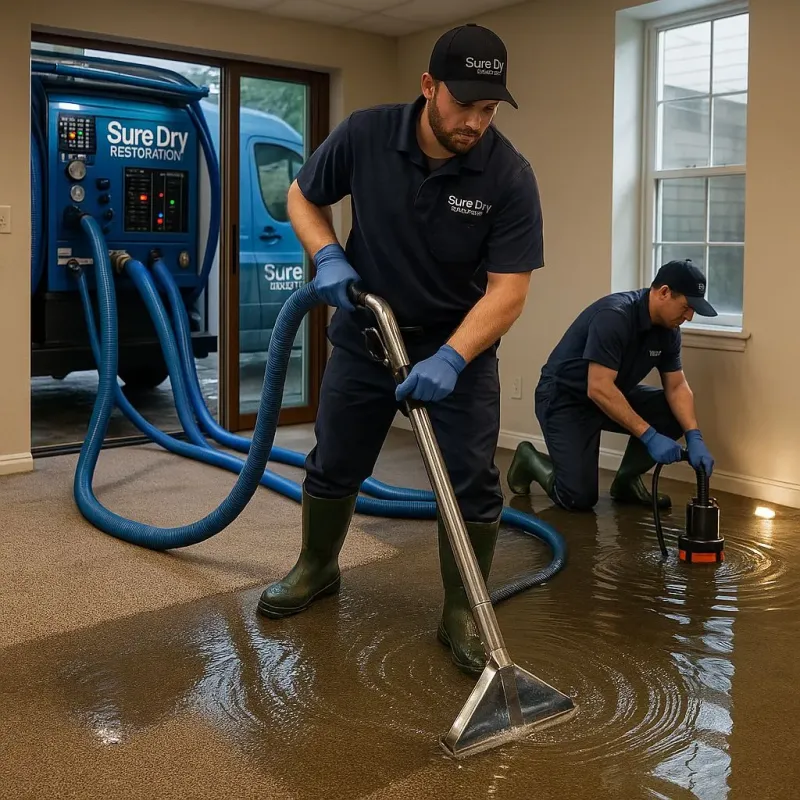 Water Extraction and Removal process in Alexander County, NC